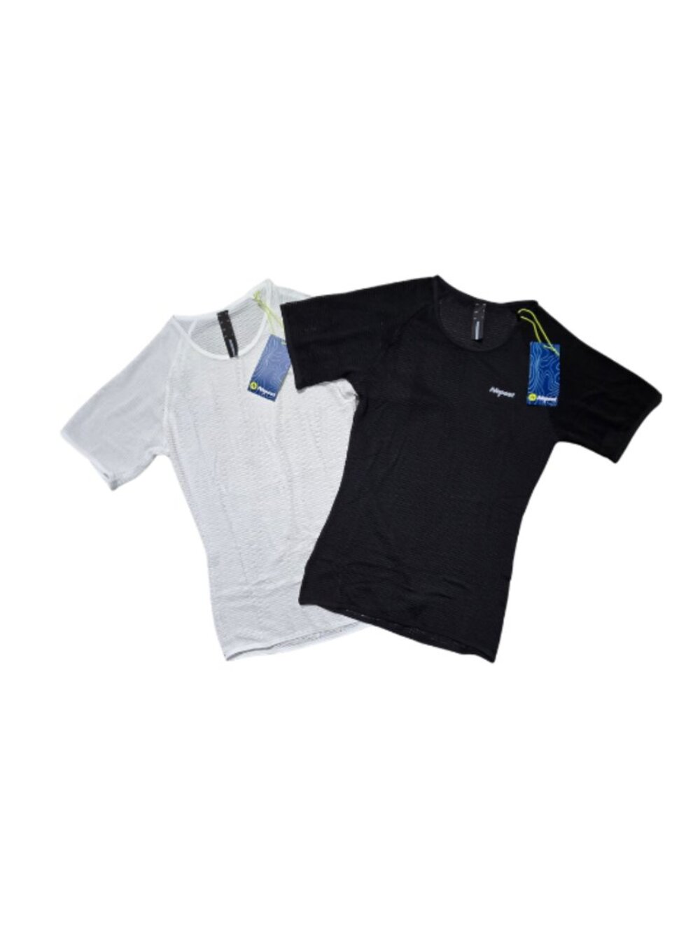 NWT | Nepest 2-Pack Mesh Performance Tees | Breathable | Black & White | Small